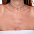 Tropique du Cancer | Argent sterling .925 | Collier fermoir infini crabe de mer en cristal